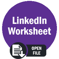 Icon - dowload LinkedIn worksheet