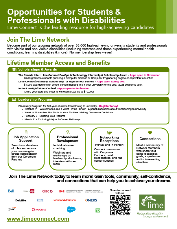 Lime Connect event poster